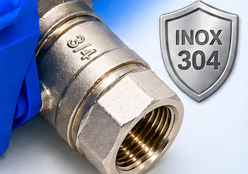 Шаровой кран Smart Water Leak из нержавеющей стали AISI 304